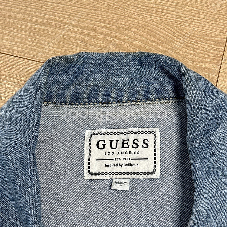 GUESS 게스 여성 연청 라이트블루 데님자켓 청자켓--5