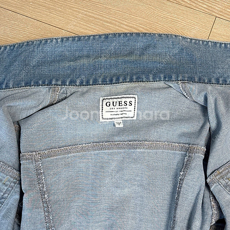 GUESS 게스 여성 연청 라이트블루 데님자켓 청자켓--6