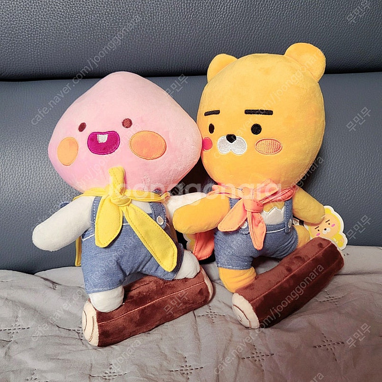 통나무 리틀 어피치 & 라이언 인형 세트 새상품--0