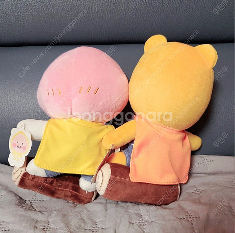 통나무 리틀 어피치 & 라이언 인형 세트 새상품--1