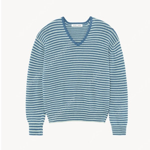 문달 Risca knit 리스카 니트 페이드 블루색상, free