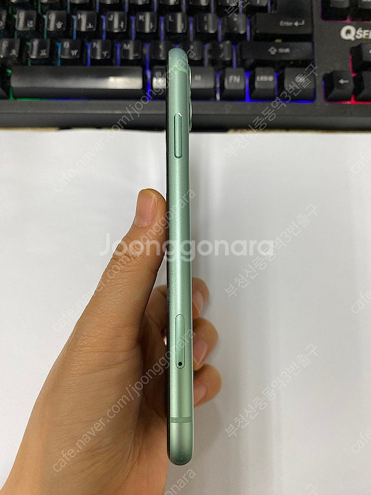 006281 아이폰11 민트 A급 64GB 무잔상 배터...--5