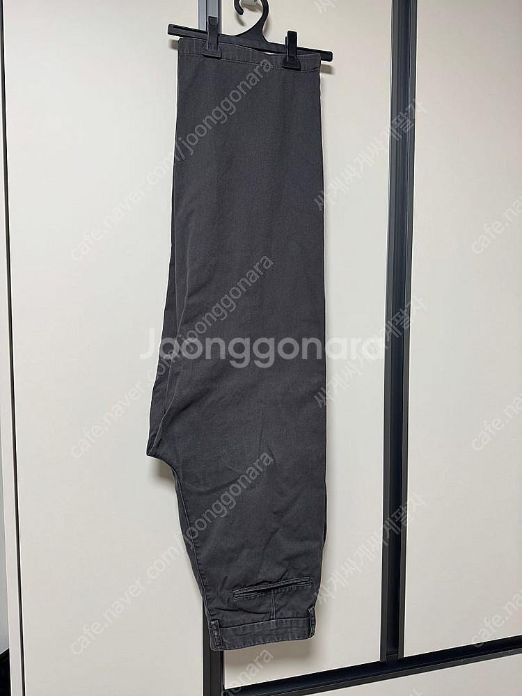 무탠다드 와이드핏치노팬츠 그레이 32--0