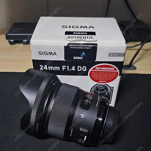 시그마 아트 24mm 1.4F DG 니콘마운트 팝니다.