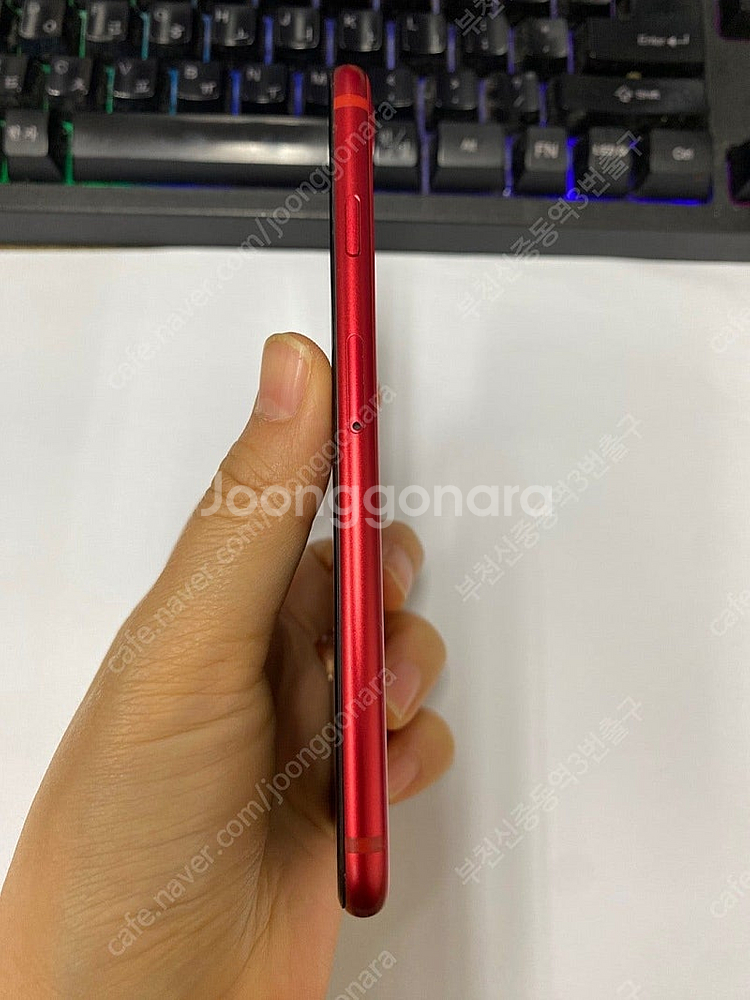 496621 아이폰SE2 레드 외관깔끔 128GB 무잔...--5