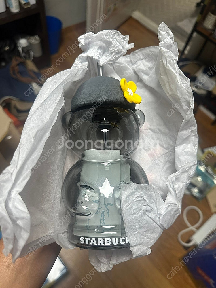 스타벅스 제주 베어리스타 글라스 콜드컵 팔아요!--1