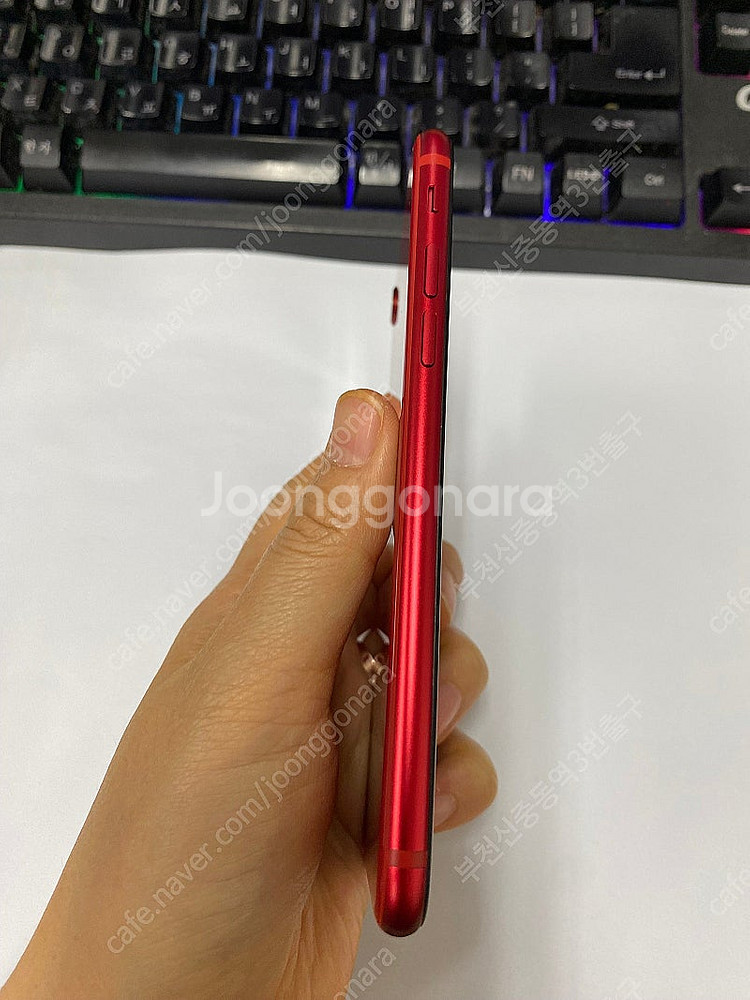 501433 아이폰8 레드 SSS급 64GB 무잔상 배...--4