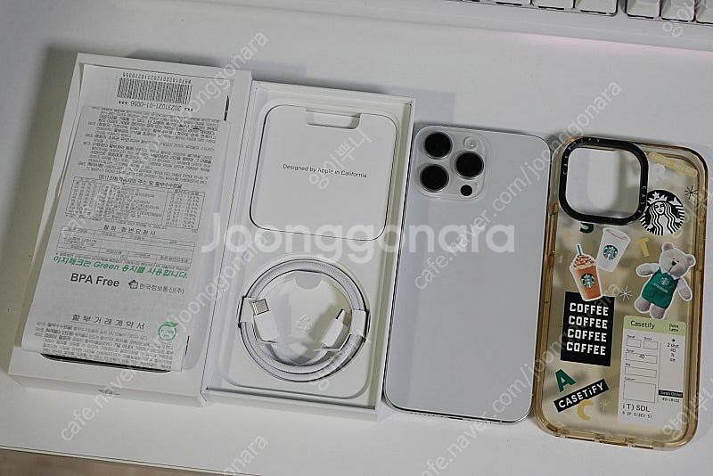 아이폰15프로맥스 화이트티타늄 512GB 애플케어플러스...--3
