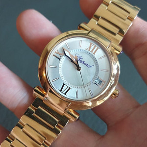 쇼파드 임페리얼 36mm 18K 로즈골드 금통 40돈 금시계 올금통 (로렉스 오메가 까르띠에 불가리 브라이틀링 피아제 브레게 쇼메 x)