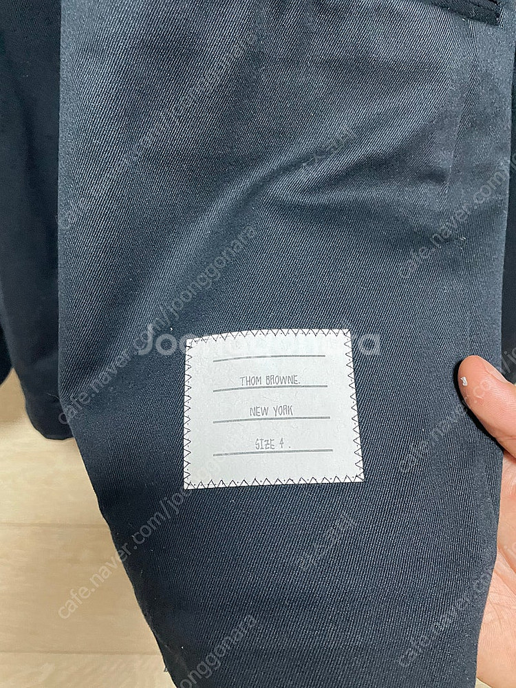 (새상품급, 4사이즈) 톰브라운 코튼 블레이져--3