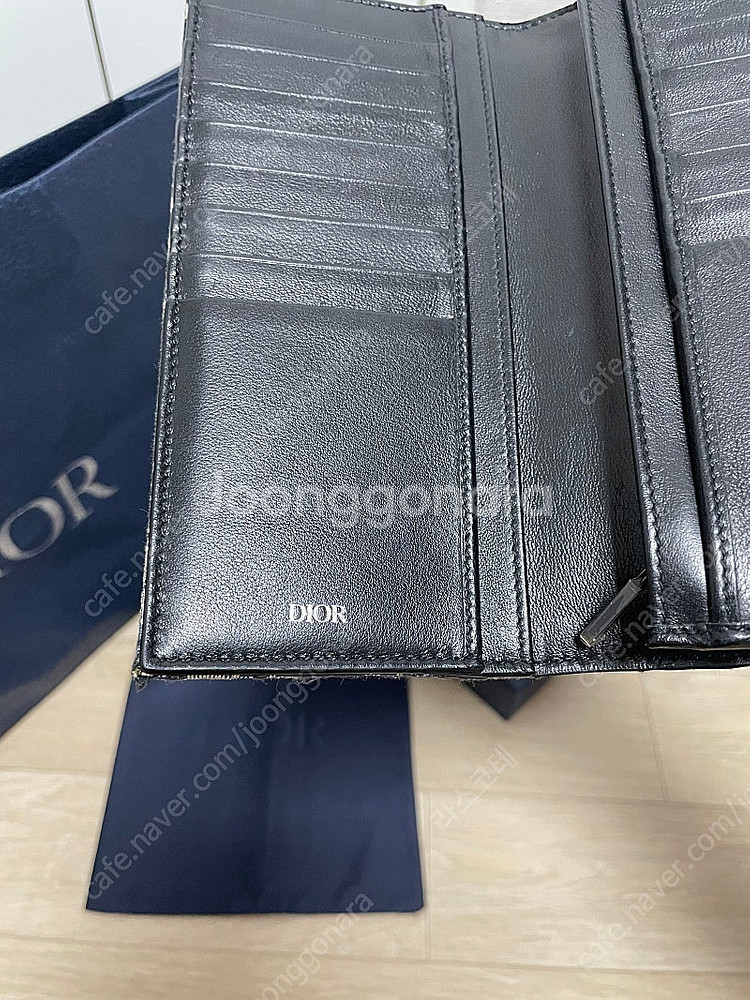 (새상품급, 풀구성) 디올 오블리크 장지갑--5