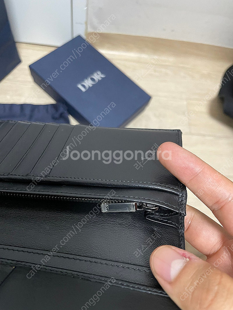 (새상품급, 풀구성) 디올 오블리크 장지갑--6
