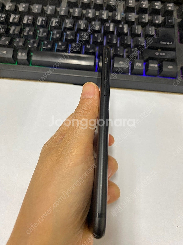 205871 아이폰7 매트블랙 액정SS급 128GB 배...--4