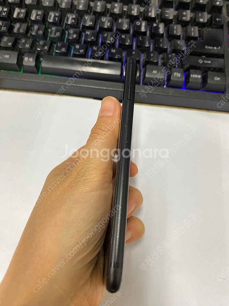 205871 아이폰7 매트블랙 액정SS급 128GB 배...--5