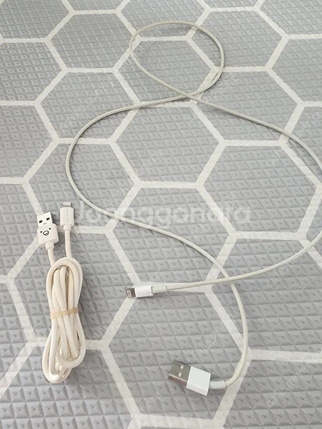 (500원) USB 충전 케이블,8핀(라이트닝) 젠더--1
