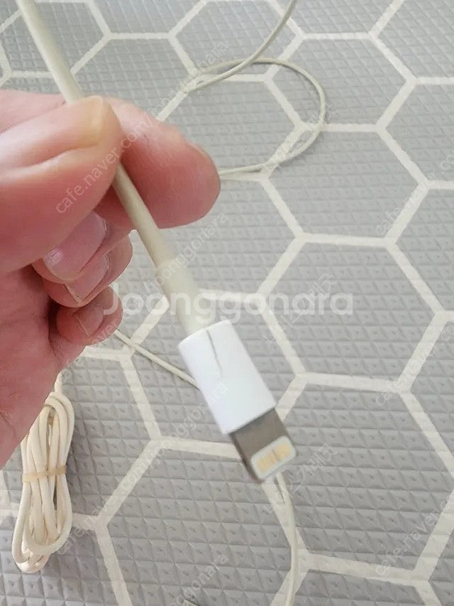 (500원) USB 충전 케이블,8핀(라이트닝) 젠더--2