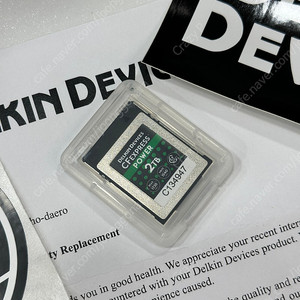 델킨DeLkin CF express 2Tb 팝니다.