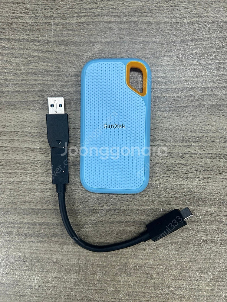 샌디스크 E61 1TB 익스트림포터블 외장 SSD 블랙...--0