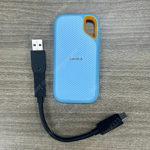 샌디스크 E61 1TB 익스트림포터블 외장 SSD 블랙 스카이블루