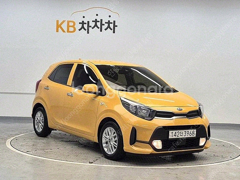 경차 중고 모닝 중고차 시세 기아 중고차 노란색 202...--5