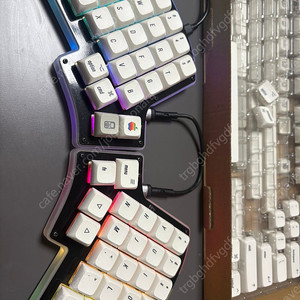 스플릿 키보드 keebio iris Rev6( hotswap ) 애플 키캡