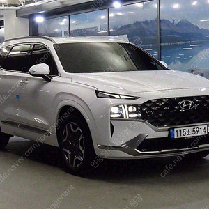 싼타페 중고차더 뉴 싼타페 하이브리드 중고 흰색 2023년식 14,541km 1.6 2WD 캘리그래피 수원중고차