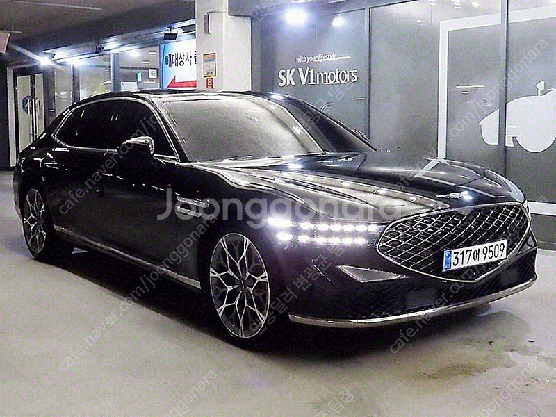 제네시스 G90 중고차 가격 제네시스 중고 검정색 20...--0