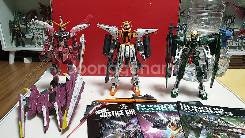 MG 건담 가조립 조립품 2종 일괄 저스티스 듀나메스--0