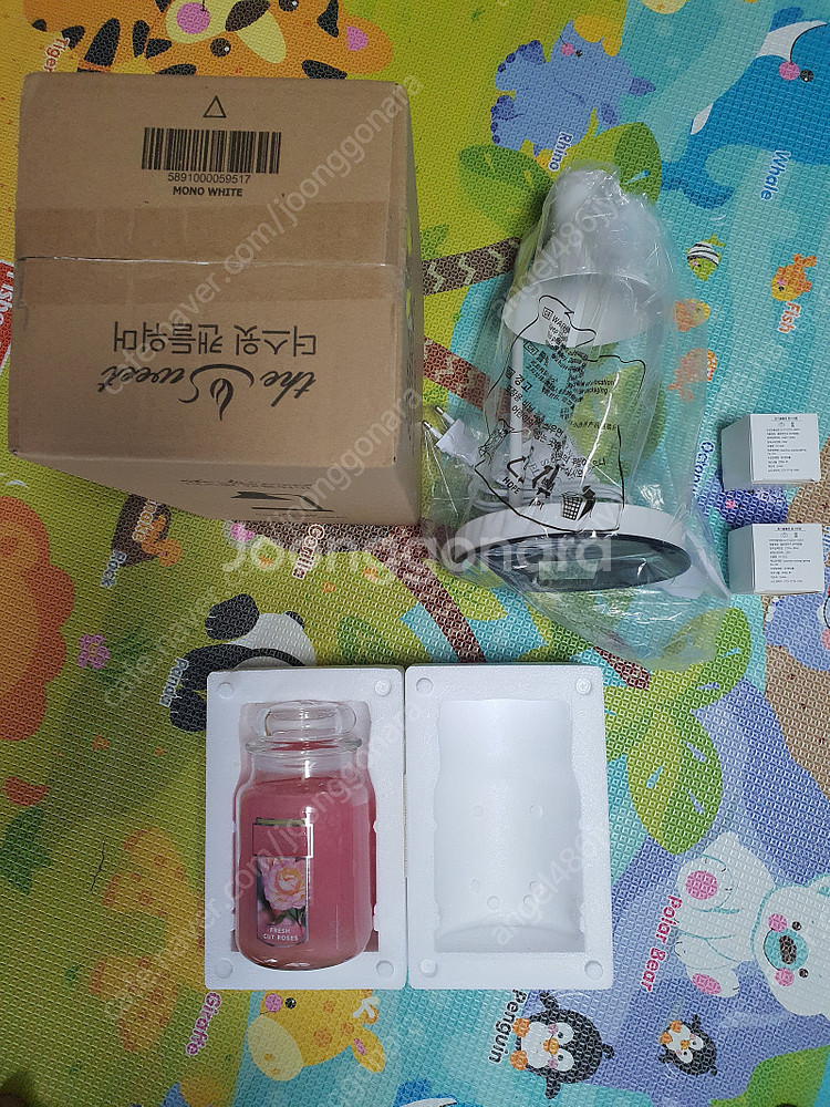 화장실전동솔+캔들워머+수건+컵+매트--1