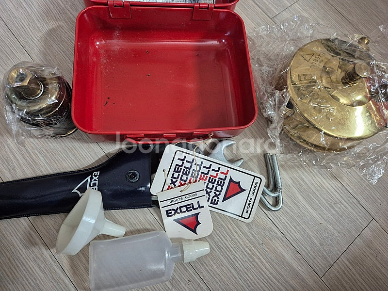 빈티지 엑셀 황동버너 석유버너 비닐포장미개봉 미사용품--3