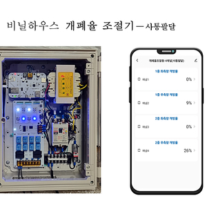 [사통팔달] 원격 개폐기 스마트팜 비닐하우스 컨트롤박스
