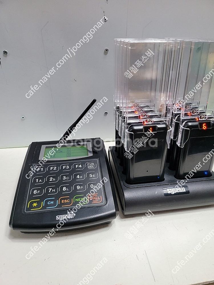 카페진동벨 씨스콜 gp-200r 10구 팔아요 네고해줌--4