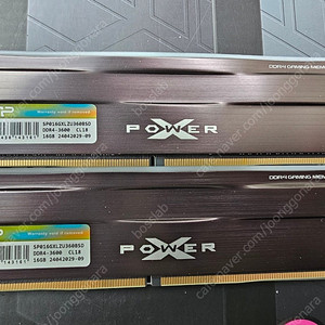 ddr4 3600 cl18 16gb 2개(총 32기가) 택포