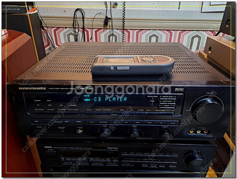 마란츠 SR-580U---중형앰프--터치리모컨 포함--1