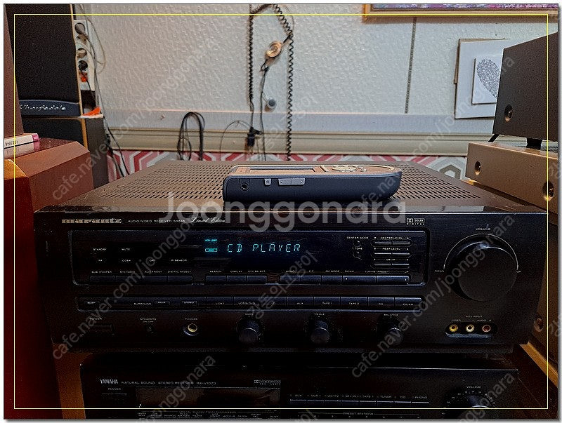 마란츠 SR-580U---중형앰프--터치리모컨 포함--3