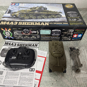 타미야 1/35 셔먼 Rc탱크