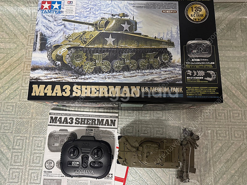 타미야 1/35 셔먼 Rc탱크--2
