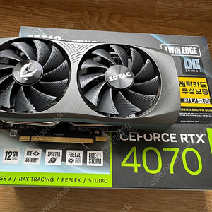 ZOTAC RTX 4070 12G판매