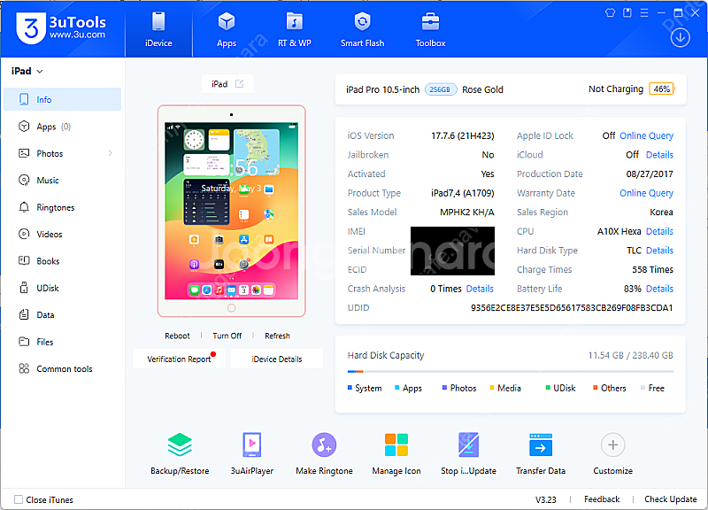 아이패드 프로 10.5 로즈골드 셀룰러 256GB (A...--9
