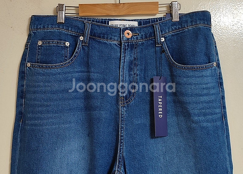 [새옷]여름청바지34 테이퍼드 남성데님 루즈핏청바지--2