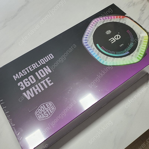 쿨러마스터 MASTERLIQUID 360 ION LCD 화이트 수랭쿨러