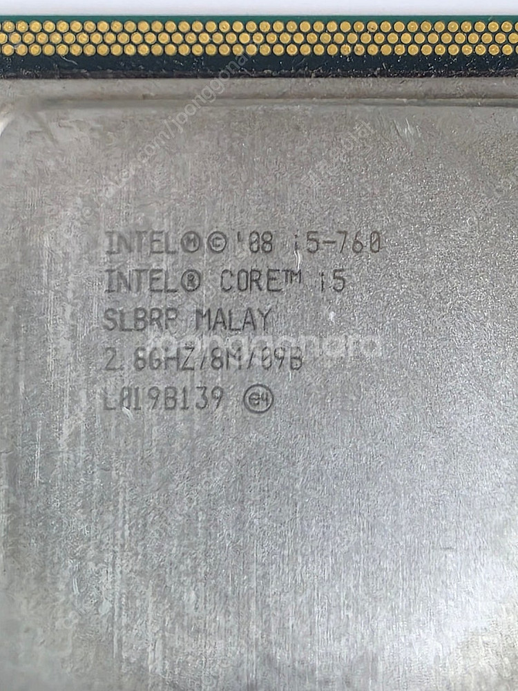 intel i5 760--1