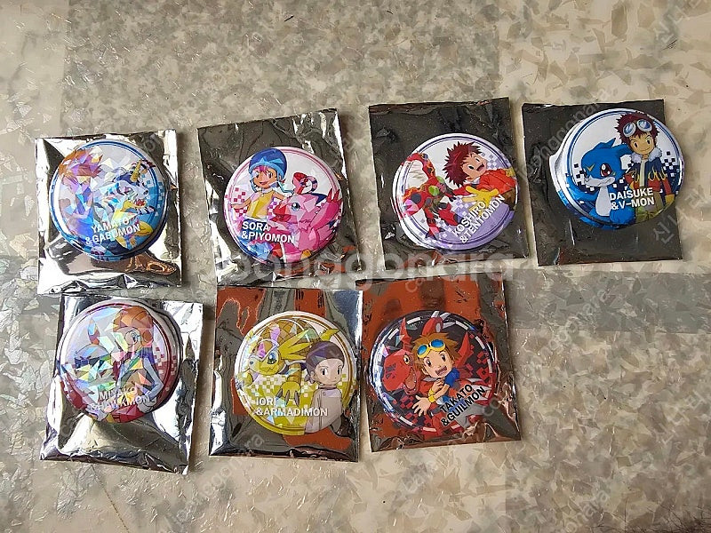 디지몬 전시회 랜덤 굿즈 프로필카드 렌티큘러 미니아크릴...--3