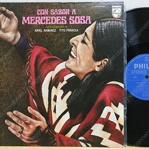 LP ; mercedes sosa 메르세데스 소사 엘피 음반 4장 판매 월드 뮤직 라틴 포크 world music