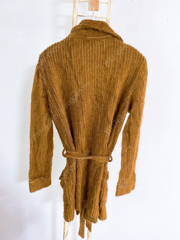 (여성90~95)미쏘니울카라오픈벨티드포켓가디건--5