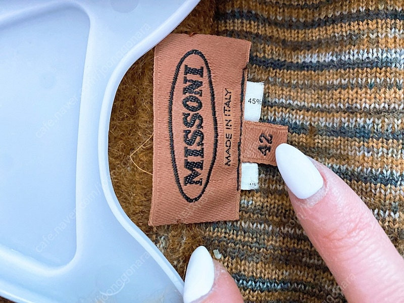 (여성90~95)미쏘니울카라오픈벨티드포켓가디건--6