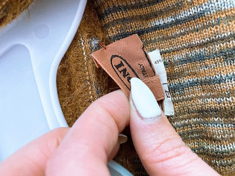 (여성90~95)미쏘니울카라오픈벨티드포켓가디건--7