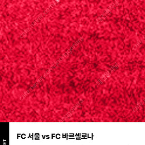 바르셀로나 vs FC서울 2등석C 2장