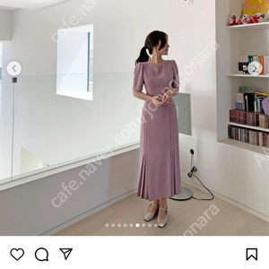레이지코너 로쉐 하트넥 원피스 (라벤더핑크,베이지)