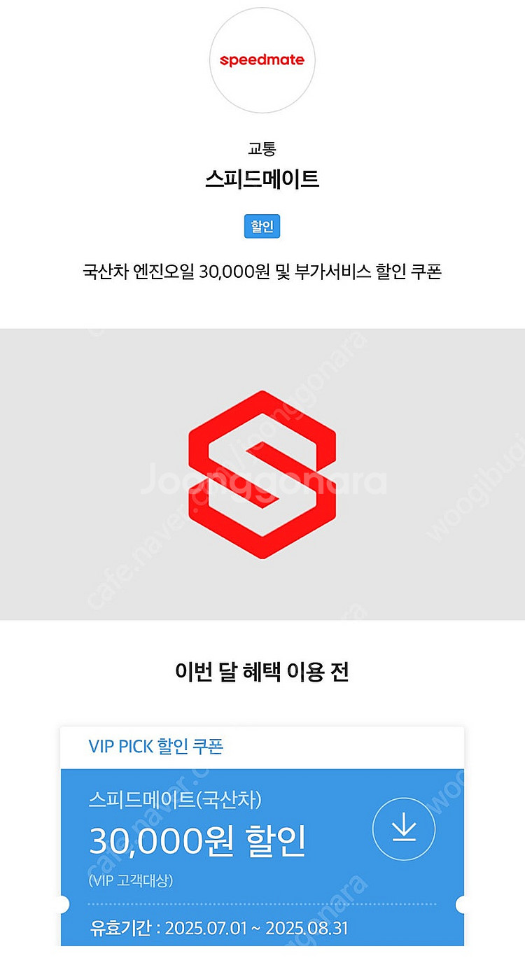skt vip 스피드메이트 30000--0